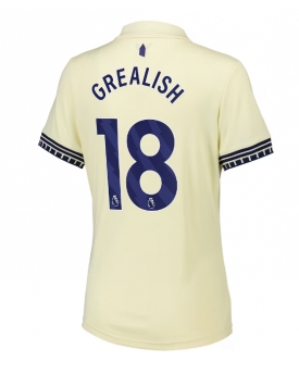 Billige Fotballdrakt Everton Jack Grealish #18 Replika Bortedrakt Dame 2025-26 Kortermet Billige Fotballdrakt Everton Jack Grealish #18 Replika Bortedrakt Dame 2025-26 Kortermet